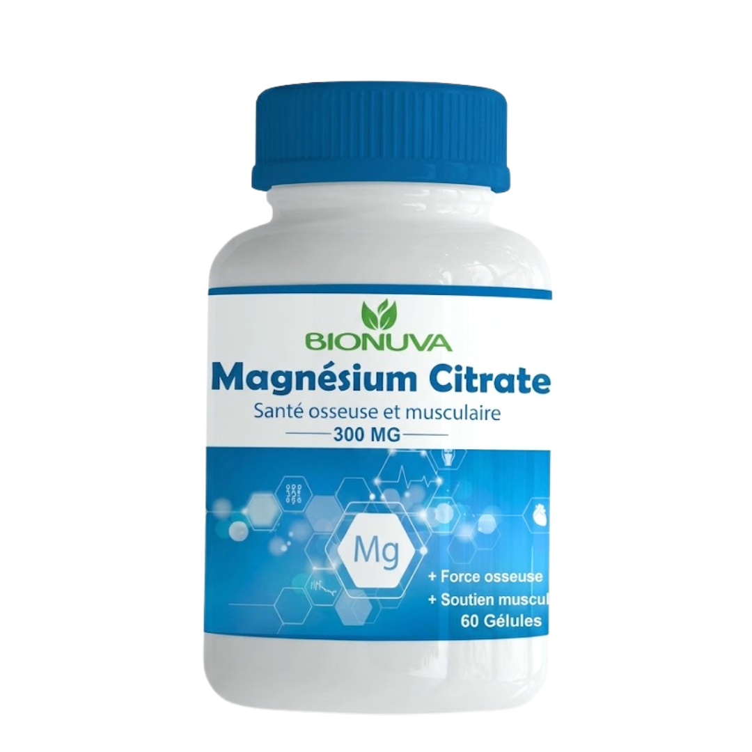 Bionuva-Magnesium-Citrate-60-gelules.png Bionuva Magnesium Citrate 60 Gelules – Image 1