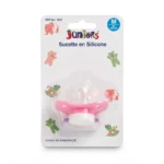 Juniors sucette en silicone  jub  2émé age +clips