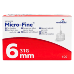 Embecta Micro-Fine Plus Aiguille Insuline 31G/6mm Boite 100 Pieces
