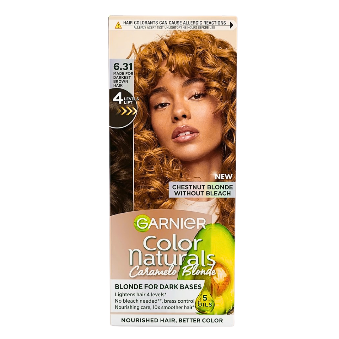 Garnier-Color-Naturals-Caramel-Chesnut-Bl-6.31.png Garnier Color Naturals Caramel Chesnut Blonde 6.31 – Image 1