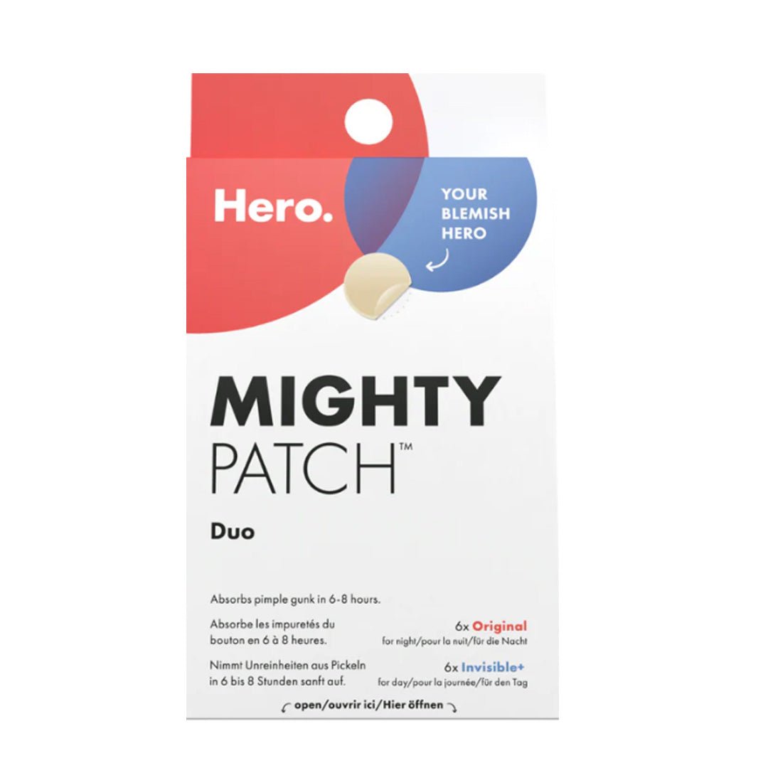 HEROMIGHTYPATCHDUO12PATCHES.jpg Hero Mighty Patch Duo Patchs Anti-Boutons x12 – Image 1