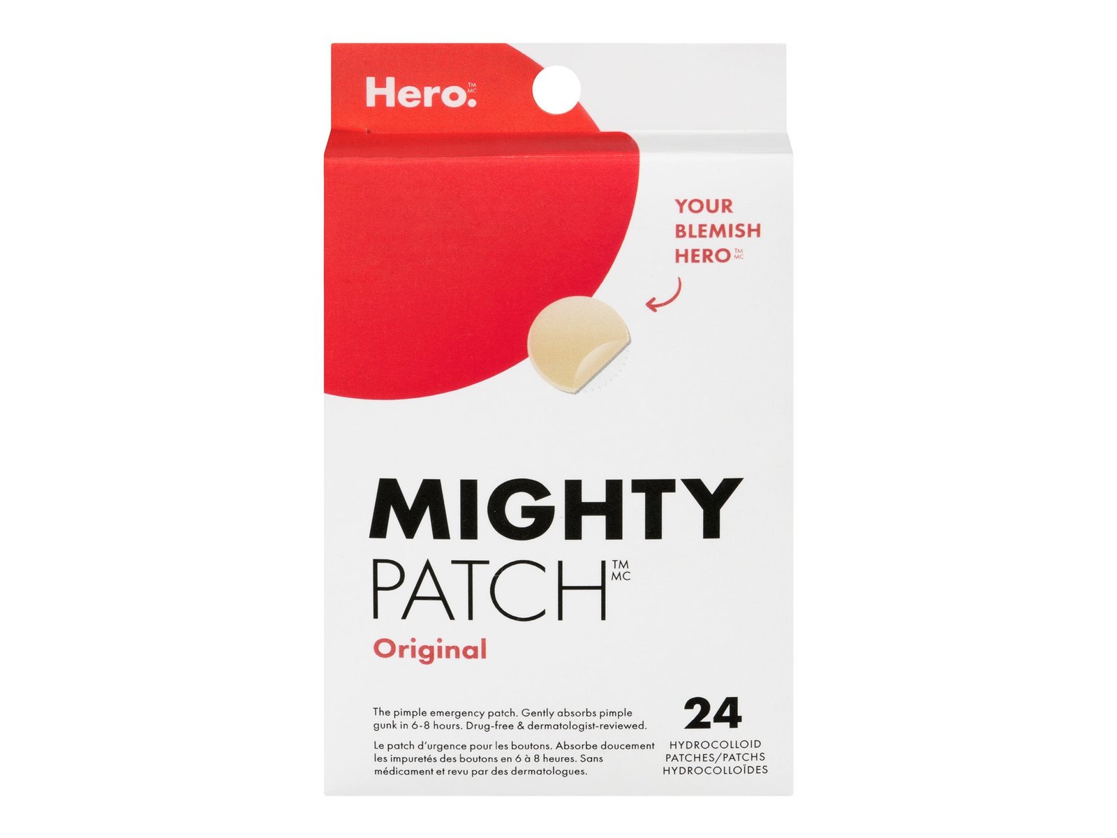 MightyPatchheroTheoriginal_1.jpg Hero Mighty Patch Original Patchs Anti-Boutons x24 – Image 1