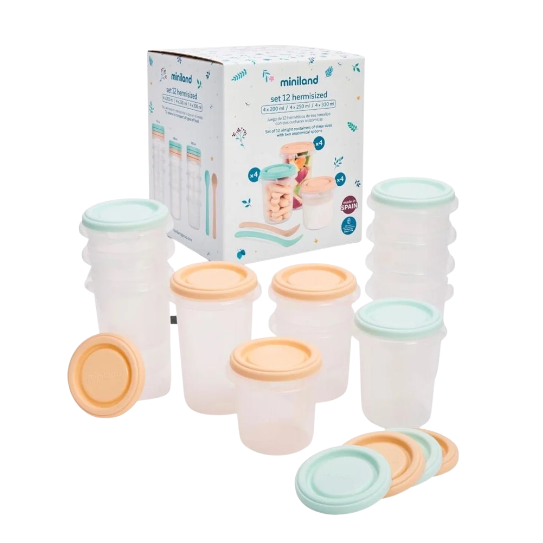 Miniland-Set-12-Pots-De-Conservation-Ref-89750.png Miniland Set 12 Pots De Conservation Reference 89750 – Image 1