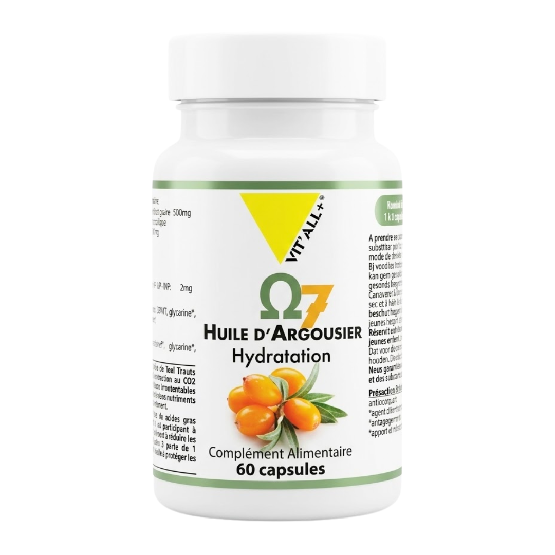 Vitall-Omega7-Huile-Dargousier-60capsules-500mg.png VITALL PLUS Omega7 Huile D'argousier 60 Capsules 500mg – Image 1