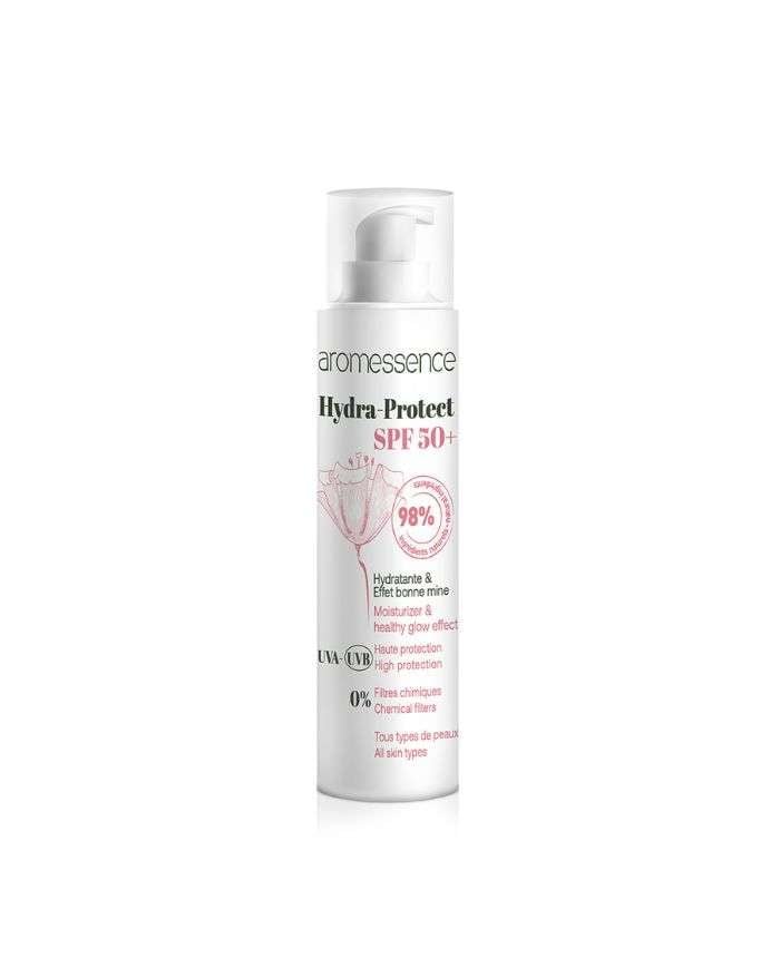 aromessence-hydra-protect-spf-50-tous-types-de-peaux-50ml.jpg Aromessence Hydra Protect SPF50+ Tous Types de Peaux 50 ml – Image 1